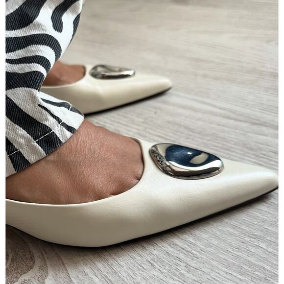 ZARA Embellished Heels NWT - Picture 7 of 16